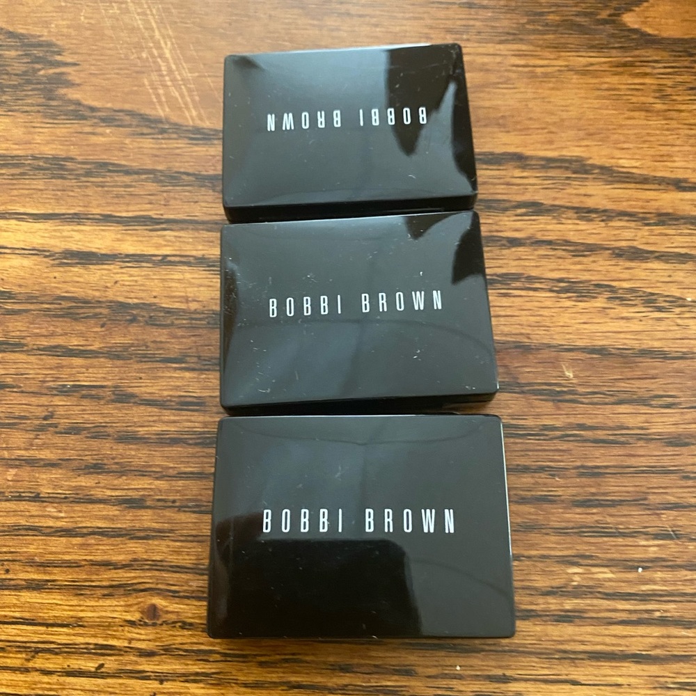 LOT OF 3 Bobbi Brown Illuminating Finish Powder  Foundation SPF 12 Warm Ivory 1